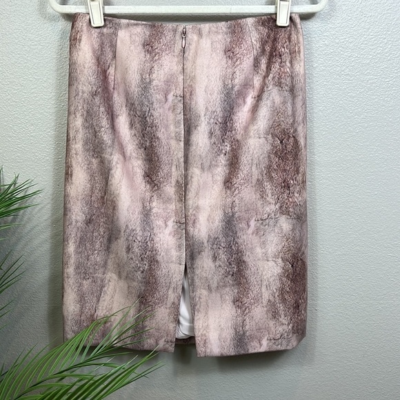 Scotch & Soda / Maison Scotch Boudoir Pencil Skirt Suede 2 Neutral - Picture 6 of 12